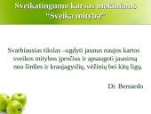 Visuomenės sveiko gyvenimo filosofija 11 puslapis