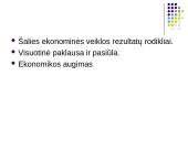 Visuotinė paklausa ir pasiūla. Ekonomikos augimas 2 puslapis