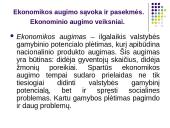 Visuotinė paklausa ir pasiūla. Ekonomikos augimas 12 puslapis