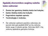 Visuotinė paklausa ir pasiūla. Ekonomikos augimas 13 puslapis