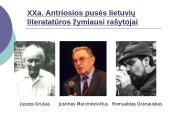 XX amžiaus antrosios pusės lietuvių literatūra 11 puslapis