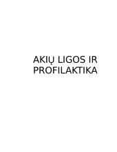 Akių ligos ir profilaktika 1 puslapis