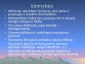 Afrika, Afrikos reljefas, miestai, gamta bei ištekliai 9 puslapis