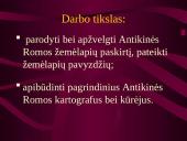 Antikinės Romos žemėlapių paskirtis 2 puslapis