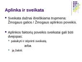 Aplinkos faktorių įtaka žmogaus sveikatai 2 puslapis
