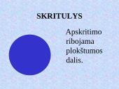 Apskritimo ir skritulio analizė 6 puslapis