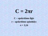 Apskritimo ir skritulio analizė 9 puslapis