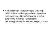 Humanistinis požiūris į asmenybę 3 puslapis