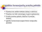 Įgūdžiai. Jų formavimasis 12 puslapis