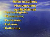 Informacija ir informacinės visuomenės samprata 2 puslapis