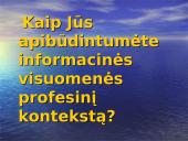 Informacija ir informacinės visuomenės samprata 12 puslapis