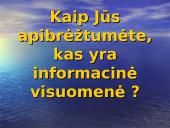 Informacija ir informacinės visuomenės samprata 4 puslapis