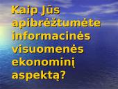 Informacija ir informacinės visuomenės samprata 8 puslapis