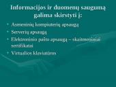 Informacijos bei duomenų saugumas 2 puslapis