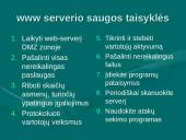 Informacijos bei duomenų saugumas 5 puslapis