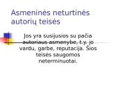 Informacijos ir duomenų saugumas. Autorių teisės 6 puslapis