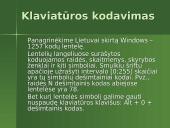 Informacijos kodavimas ir kam jis reikalingas? 13 puslapis