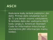 Informacijos kodavimas ir kam jis reikalingas? 14 puslapis
