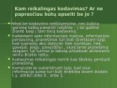 Informacijos kodavimas ir kam jis reikalingas? 7 puslapis