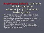 Informacijos šaltiniai ir saugojimo vietos 2 puslapis