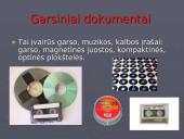 Informacijos šaltiniai ir saugojimo vietos 5 puslapis