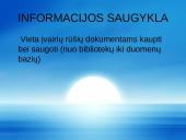 Informacijos šaltinis ir saugykla 8 puslapis