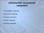 Informacinės visuomenės sąvoka 4 puslapis