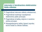 Socialiniai ir etiniai ﻿informacinės visuomenės aspektai  14 puslapis