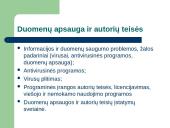 Socialiniai ir etiniai ﻿informacinės visuomenės aspektai  17 puslapis