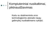 Kaip informacinės technologijos keičia visuomenę? 12 puslapis