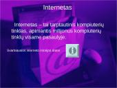 Internetas. Naršyklės. Paieška internete 2 puslapis