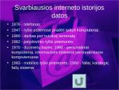 Internetas. Naršyklės. Paieška internete 16 puslapis