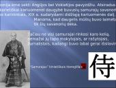 Japonijos Samurajai 8 puslapis