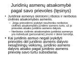Juridiniai asmenys komercinių teisinių santykių dalyviai 14 puslapis