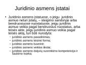 Juridiniai asmenys komercinių teisinių santykių dalyviai 10 puslapis
