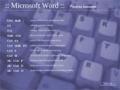 Klavišų kombinacijos Windows 95/98, Microsoft Word, Excel programose 12 puslapis