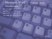 Klavišų kombinacijos Windows 95/98, Microsoft Word, Excel programose 9 puslapis