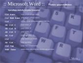 Klavišų kombinacijos Windows 95/98, Microsoft Word, Excel programose 10 puslapis
