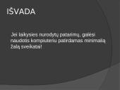 Kompiuteris ir sveikata - problemos Lietuvoje 15 puslapis