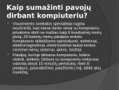Kompiuteris ir sveikata - problemos Lietuvoje 5 puslapis