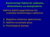 Kompiuterio ir sveikatos sąsaja 8 puslapis