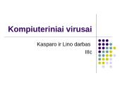 Kompiuteriniai virusai ir jų tipai