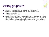 Kompiuteriniai virusai ir jų tipai 8 puslapis
