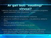 Kompiuteriniai virusai bei antivirusinės programos  14 puslapis