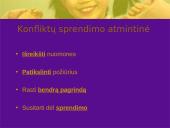Konfliktas. Konflikto sprendimas 8 puslapis