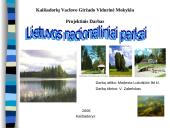 Lietuvos nacionaliniai parkai ir kitos saugomos teritorijos