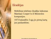 Mobiliojo telefono istorija 6 puslapis