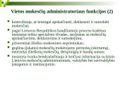 Mokesčių administravimo teisinė charakteristika. Bendrieji principai 11 puslapis