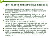 Mokesčių administravimo teisinė charakteristika. Bendrieji principai 10 puslapis