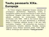 Nacionalizmo atsiradimas ir tautiniai sąjūdžiai Europoje 20 puslapis
